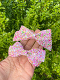 Super sparkly glitter bows