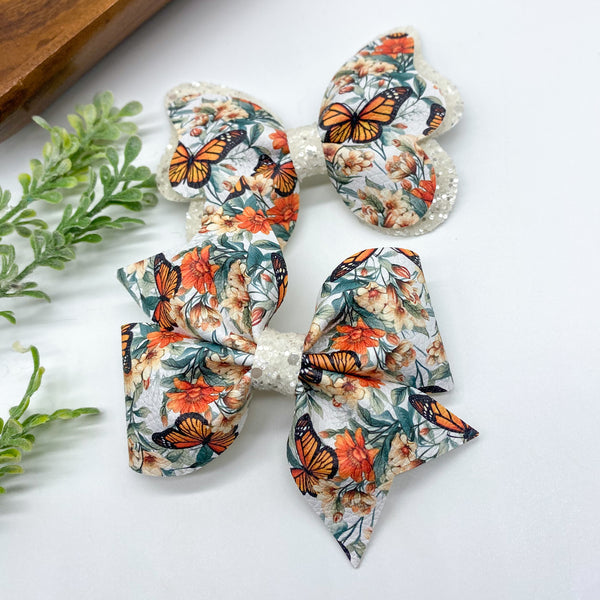 Gorgeous monarch butterfly bows!