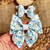 Sweet floral bunny bows, perfect for Easter!
