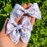 Beautiful pastel watercolour floral bows