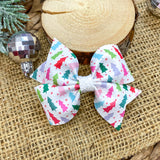 Beautiful multicoloured Christmas tree bows!
