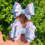 Beautiful seashell print bows!