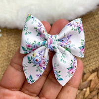 Beautiful solid or floral dainty sailor bows