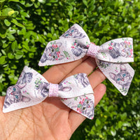 Gorgeous kitten print Lucy bows!