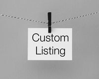 Custom listing for Amanda