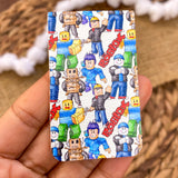 Minecraft or Roblox magnetic bookmarks!