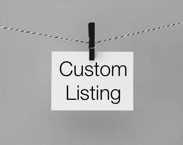 Custom listing for Chrystelle