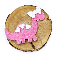 Adorable heart Dinosaur snap clips!