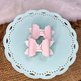 Sweet easter bunny bows with adorable bunny embellishments!