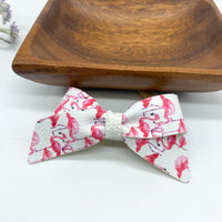 Gorgeous flamingo print bows, perfect for summer!