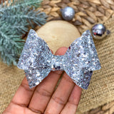 Super sparkly glitter Bella bows, perfect for the holidays!