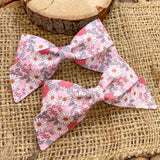 Beautiful floral big sister or little sister bows!