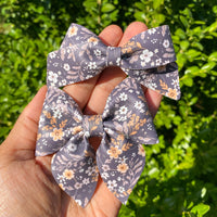 Gorgeous floral bows in perfect colours for fall