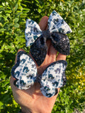 Sweet and spooky black cat bows!