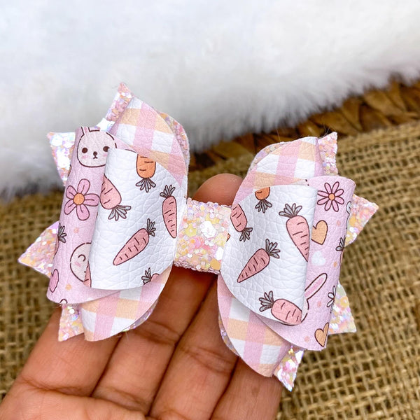 Adorable easter print Everley bows!