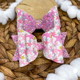 Gorgeous pink star and glitter bows!