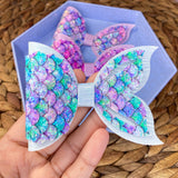Beautiful glitter mermaid fish bows!