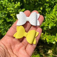 Adorable tiny pigtail bows in perfect soft pastels!!