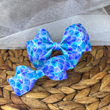 Adorable mermaid scale jelly bows, perfect for summer!