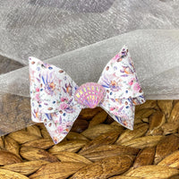 Gorgeous seashell print bows!