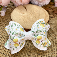 Gorgeous floral lemon bows!