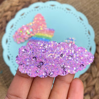 Sparkly glitter snap clips in gorgeous mixes and patterns!