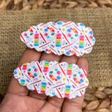 Adorable hobby themed snap clips!