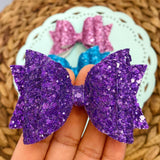 Super sparkly, shimmery glitter bows!