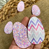 Adorable Easter egg snap clips in cute patterns!