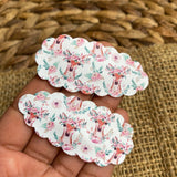 Gorgeous snap clips in cute prints!