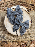 Gorgeous linen like faux leather Sailor bows, in gorgeous neutral shades!