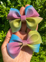 Super sparkly rainbow diamond bows!