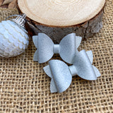 Adorable tiny pigtail bows in perfect pastels!!