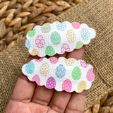 Adorable Easter snap clips in lots of cute patterns!