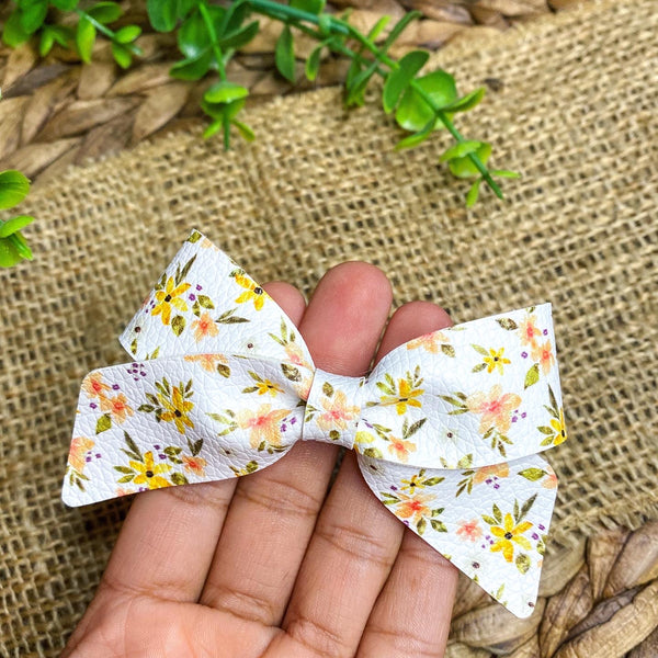 Beautiful delicate floral Lucy bows!