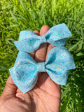 Super sparkly chunky glitter bows