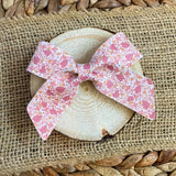 Gorgeous muted floral leaves bows!