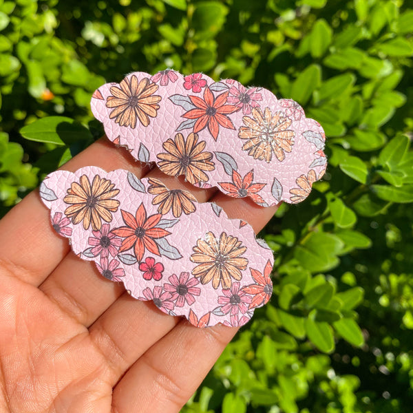 Beautiful floral and neutral snap clips!