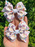 Adorable kitty cat print bows!