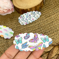 Adorable snap clips in perfect prints for spring and summer!