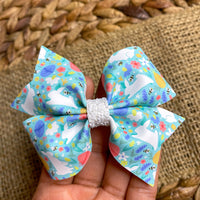 Adorable spring bunny bows, perfect for Easter!