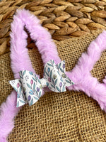 Fuzzy bunny ear headbands with or without bows!