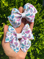 Adorable multicoloured butterfly bows!