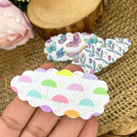 Adorable snap clips in perfect prints for spring and summer!