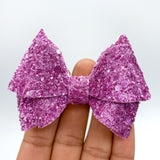Super sparkly, shimmery glitter bows!