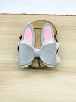 Adorable scalloped layer bunny ear bows!