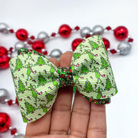 Green Grinch bows, perfect for Christmas!
