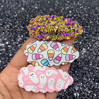 Halloween snap clips in cute prints or super sparkly glitters!!